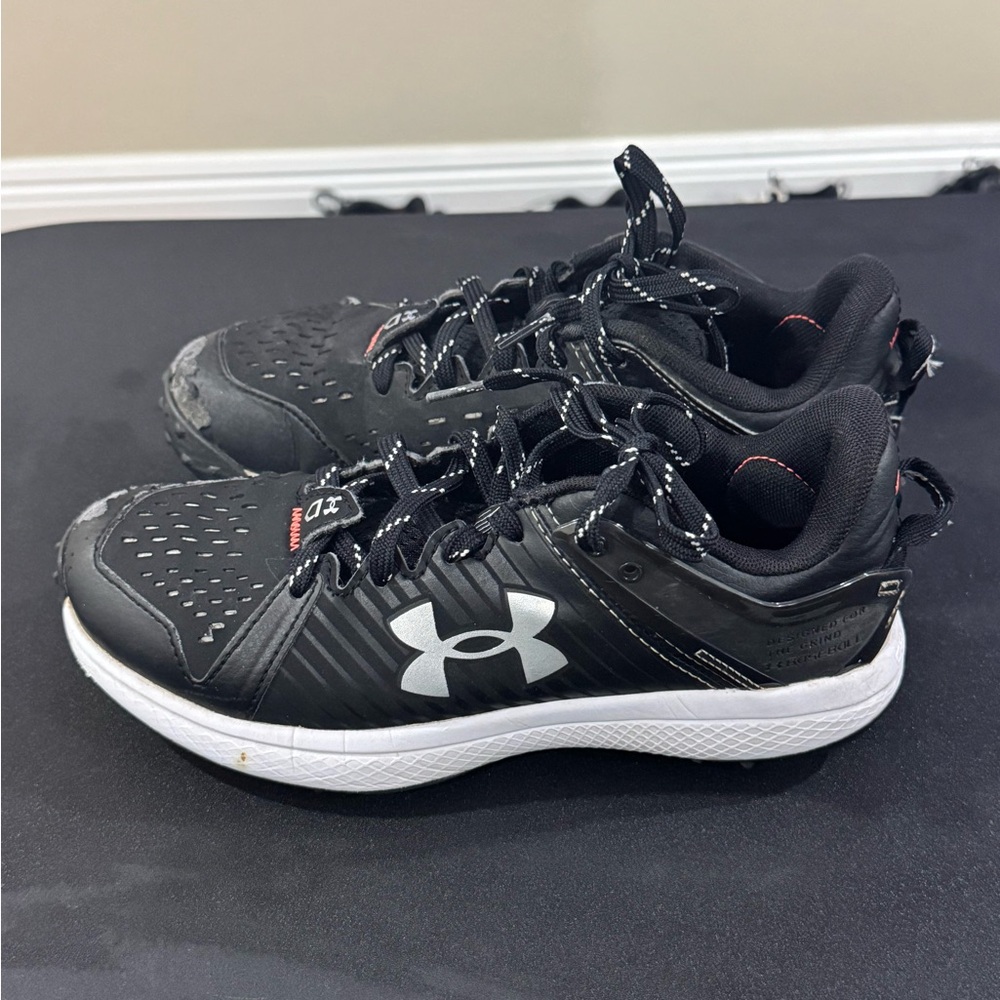 Under Armour Black and White Turf Baseball